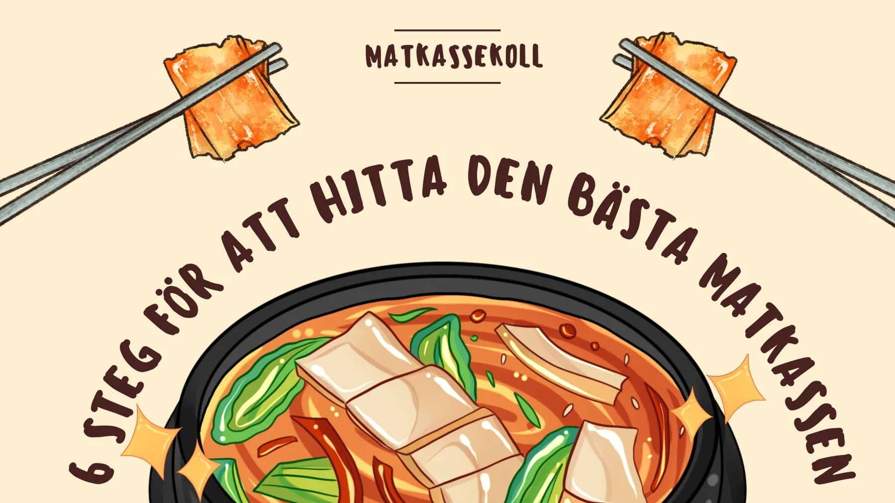 Hur hittar man en bra matkasse
