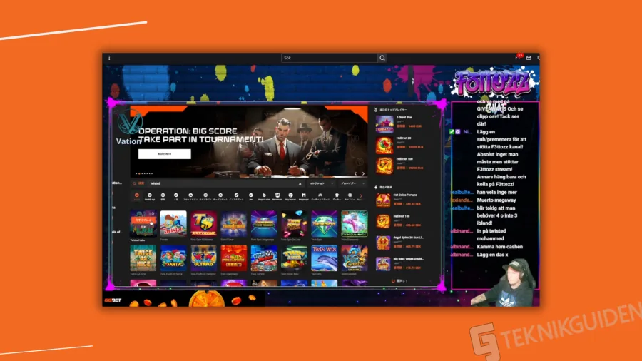 Så streamar du casinospel hos Twitch