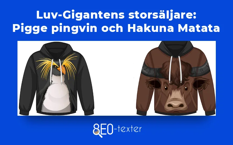 2 luftröjor på rad, en med en pingvin och den andra med ett vårtsvin